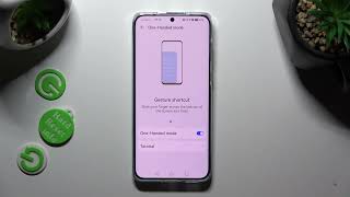 How to Enter One Handed Mode on HUAWEI P60 PRO [upl. by Orgalim]