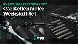 Wera  9532 Kettennieter WerkstattSet  Performance [upl. by Leahey]