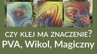 48 Różnice w wylewaniu klejem PVA Wikol Magiczny  Wylewane obrazy dla początkujących [upl. by Eetnuahs245]