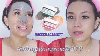 REVIEW MASKER SCARLETT WHITENING UNTUK KULIT KERING DAN BERJERAWAT [upl. by Vesta]