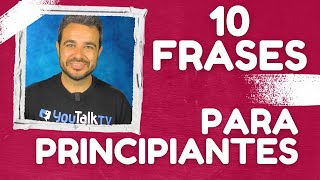 10 frases para aprender inglés Nivel principiante 🎢 [upl. by Enyale]