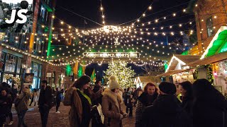 Toronto Winter Village Christmas Market Walk 2022 [upl. by Mortie]