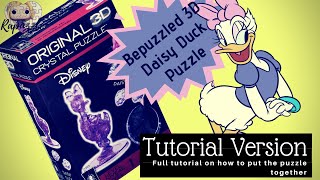 Bepuzzled 3D Crystal Puzzle Daisy Duck Tutorial Version [upl. by Pineda]