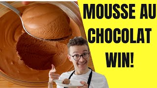 Mousse au Chocolat  GÖTTLICH  klassisches Dessert [upl. by Shepp]