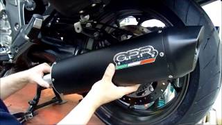 BMW K 1600 GT GTL ISTRUZIONI SCARICO GPR EXHAUST SYSTEM FITTING INSTRUCTIONS [upl. by Haleemaj]