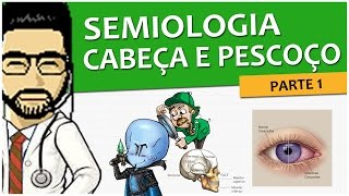 Semiologia 11  Exame de cabeça e pescoço  Parte 13 Vídeo Aula [upl. by Leahplar191]