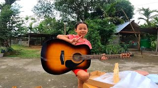 Yamaha F280 Guitar Unboxing  Atchiani nokona order ka·atgipa😍 [upl. by Ylrebmek]