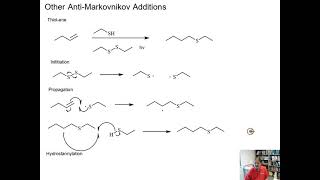 Other AntiMarkovnikov Radical Additions [upl. by Wie543]