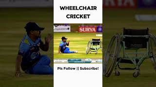 𝐖𝐡𝐞𝐞𝐥𝐜𝐡𝐚𝐢𝐫 𝐂𝐫𝐢𝐜𝐤𝐞𝐭 141500 ♿️ 🏏  wheelchaircricket cricketfan bigsix [upl. by Yuzik]