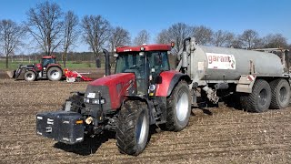 Gülle fahren 2023  Traktor Case IH  Bauernhof Lenz  Landwirtschaft german farmers farming slurry [upl. by Fisa]