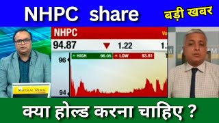 NHPC share latest news today NHPC share news today Target price nhpc share analysis [upl. by Ylrrad763]