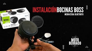 Instalación Bocinas amplificadas para Motocicleta Boss MCBK425BA Bluetooth Sound Sportster Iron 883 [upl. by Medorra]