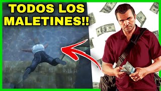 ✔️Donde encontrar TODOS los MALETINES de DINERO en GTA V  Ubicación de TODOS los MALETINES GTA 5 [upl. by Rivkah215]