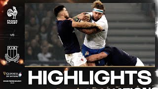 HIGHLIGHTS  🇫🇷 FRANCE V ITALY 🇮🇹  2024 GUINNESS MENS SIX NATIONS RUGBY [upl. by Nacul]