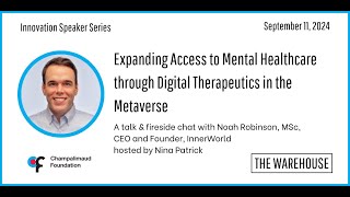 Expanding Access to Mental Healthcare through Digital Therapeutics in the Metaverse [upl. by Yecnay]