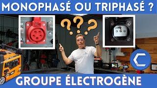 TRIPHASÉ ou MONOPHASÉ  Comment choisir votre type de GROUPE ÉLECTROGENE   Capitools [upl. by Kila]