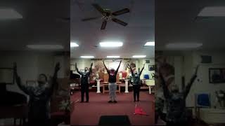 “Waging War”  CeCe Winans 1stTime Praise Dance by EMNPC Dancers 1232022 [upl. by Anerda]