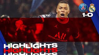 HIGHLIGHTS  PSG 1  0 REAL MADRID  Mbappé ⚽️ [upl. by Philip317]