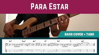 Cultura Profética  Para Estar Bass Cover  PlayAlong TAB [upl. by Farlay]