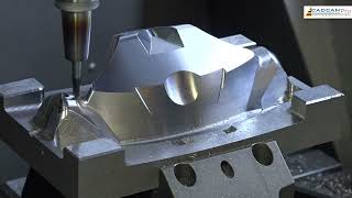 Mastercam 2021 Machining Mold Core amp Mill 5 Axis Machining  DMU 65 CNC Machine [upl. by Stanley]