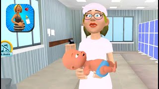 Pregnant Mother Simulator GamePregnant Mom amp Baby 6  Giving a Birth [upl. by Aisatna280]