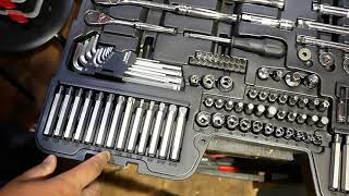 Halfords Advanced 200 Pc Socket and Ratchet Spanner Set review [upl. by Ardeen]