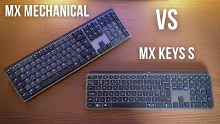 Logitech MX Keys S Keyboard vs Logitech MX Mechanical Keyboard Which Keyboard is Best [upl. by Draper142]