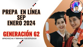 👨🏾‍💻 Convocatoria Prepa en Linea SEP 👩🏻‍🎓 ENERO 2024 [upl. by Alekal]