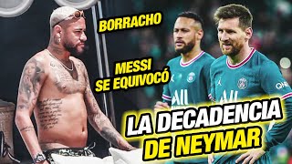 NEYMAR ALCOHÓLICO ARRUINA a MESSI que se RETIRA  EL PSG NO LOS QUIERE UN FRACASO [upl. by Anaidirib766]