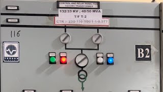 132 kv CampR panel power transformerpower substationpower system [upl. by Genaro]