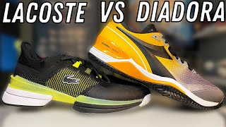 Diadora Blushield 5 VS Lacoste AGLT 21 Ultra [upl. by Rawlinson]