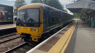 Class 165 Networker  165126  Tone  GWR  Great Western Railway  Bramley  180723 [upl. by Rebmyt814]