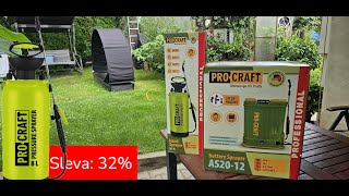 Postřikovač ruční aku Procraft AS20 12 Procraft HS 8 [upl. by Cirederf]