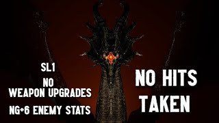 Dark Souls Kalameet at SL1 NG6 No Weapon Upgrades No Hits Taken [upl. by Laemsi]