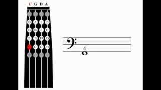 Cello Scales Learning Aid C major 1 octave [upl. by Yhotmit]