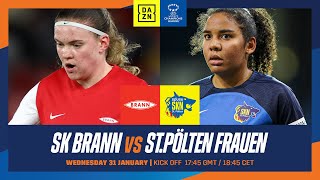 SK Brann vs St Pölten  UEFA Womens Champions League 202324 Matchday 6 Full Match [upl. by Orvil]