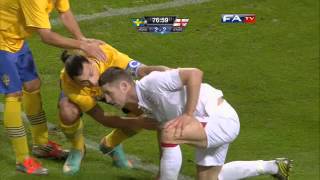 Sweden vs England 42 Official Goals and Highlights  FATV 141112 [upl. by Pronty]