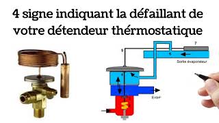 4 signe indiquant la défaillant dun détendeur thermostatique [upl. by Harlamert]