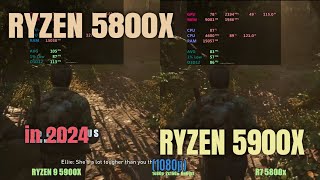 Ryzen 5800x vs Ryzen 5900x in 2024 [upl. by Olvan]