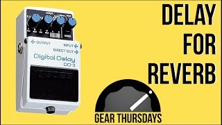 Delay Pedal Tips For Your Guitar Tone Marty Music Thursday Gear [upl. by Leiuqese]