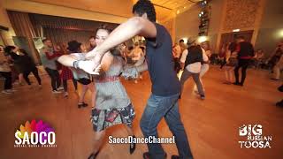 Andre Atibayeba and Valeriya Lebedeva Salsa Dancing at BIG RUSSIAN TOOSA 2019 Friday 21062019 [upl. by Wolcott]