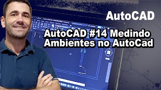 AutoCAD 14  Medindo Ambientes no AutoCad [upl. by Norga923]