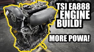 MK56 TSI EA888 Big Turbo Engine Build PT 7 [upl. by Sialac]