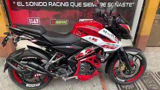 Pulsar NS 200 con su Akrapovic doble salida  EXOSTOS BOGOTÁ [upl. by Shelburne]