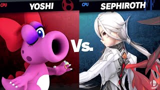 Birdo vs Arlecchino Mega Heavy Smash MAKI Member Request Quickie By WataPasculcybertron231 [upl. by Maclean]