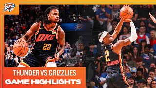 OKC Thunder vs Memphis Grizzlies  Game Highlights  March 10 2024 [upl. by Yznel]