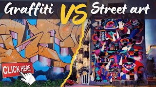 Graffiti vs Street Art Exploring Urban Creativity [upl. by Stanton]