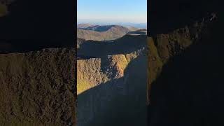 Helvellyn and Swirral Edge from above DJI FPV [upl. by Ecerahc]