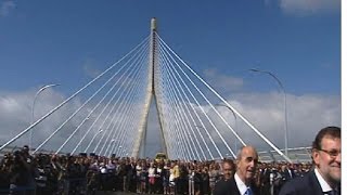 Inauguración del puente de la Pepa [upl. by Ydoj]