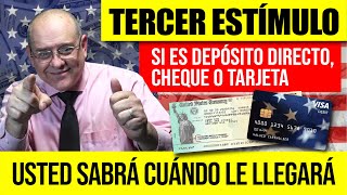 Última HORA Usted sabrá CUÁNDO le LLEGARÁ su 💵 TERCER ESTÍMULO ECONÓMICO [upl. by Zilef]